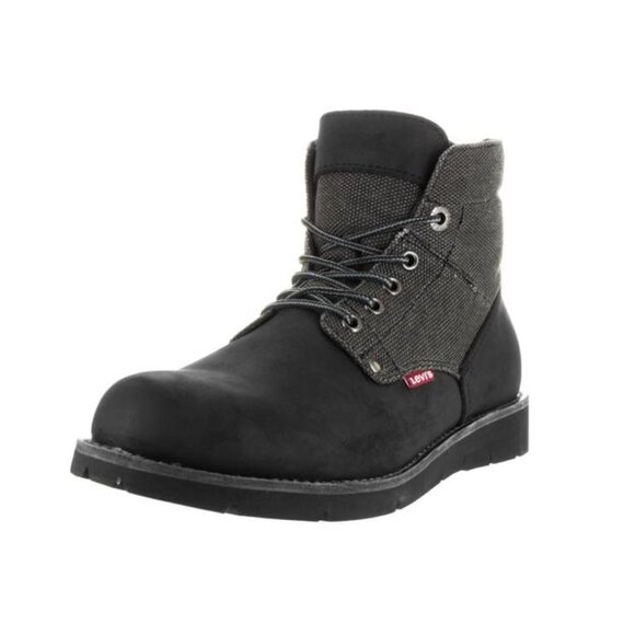 Levi's Other - Levi's Jax Hemp Black Mono Chrome Boots Model # 517207-A48 Men's Size 10